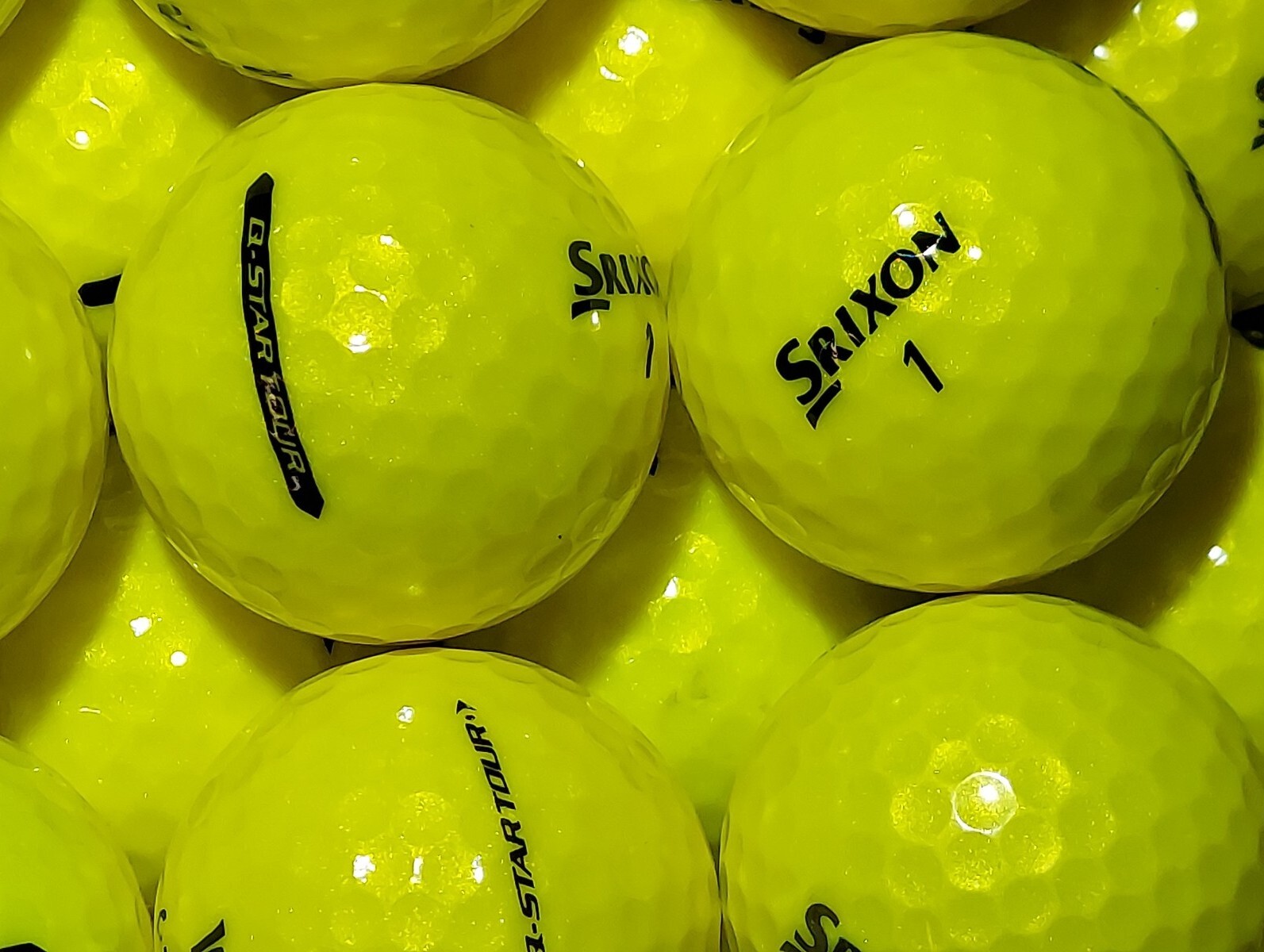 36 Srixon Q star/Qstar Tour Yellow 5A Grade Mint Conditon Used Golf Balls