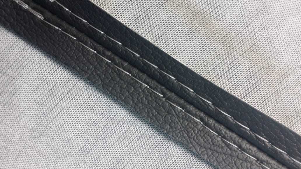 Automatic Shift Boot Cover Leather for BMW E38 1995-2001 Black Gray Stitch