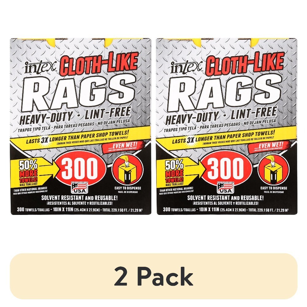 Cloth Like Wiping Rags Fiber Blend Cleaning Cloths 2 Pack