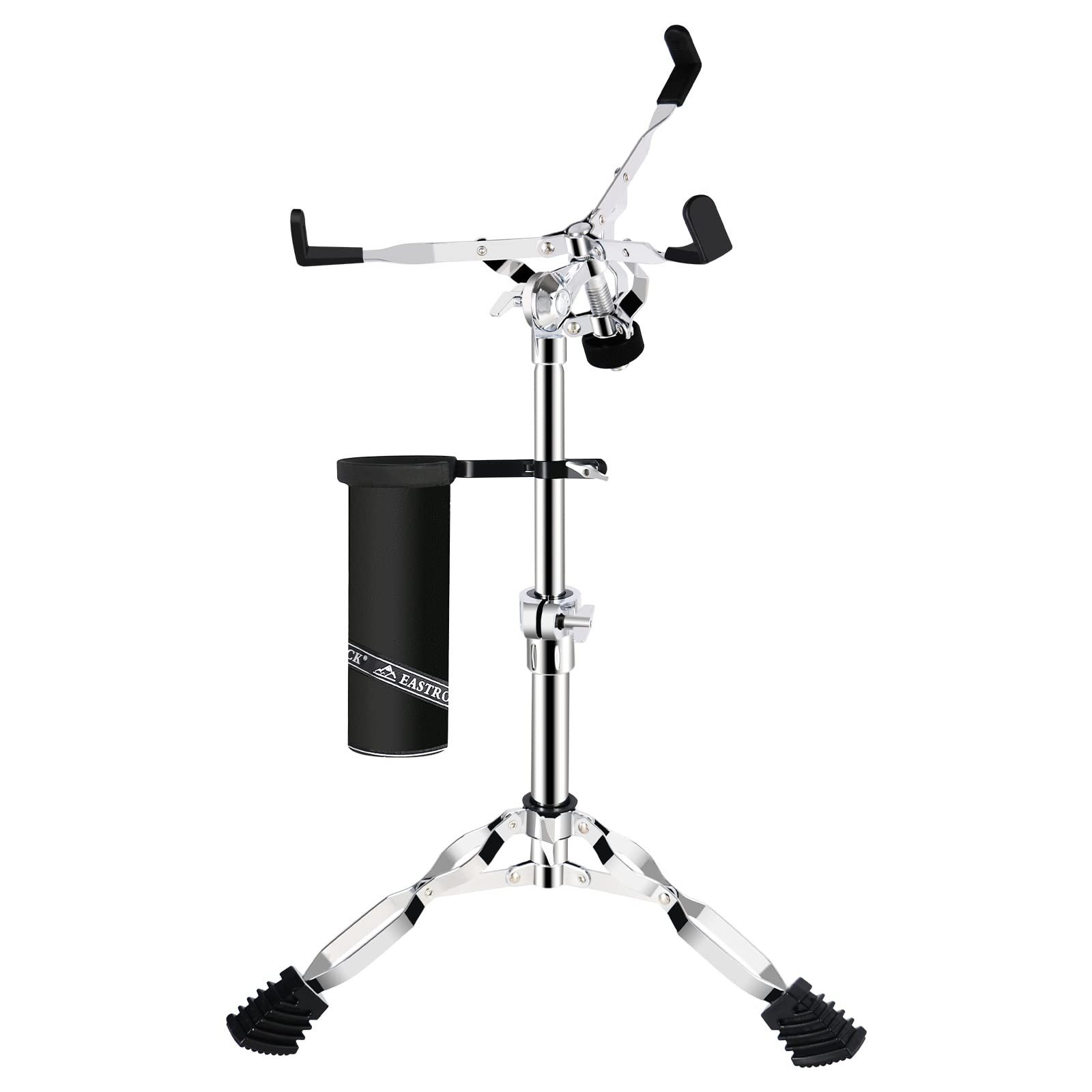 EASTROCK Snare Drum Stand Adjustable with Drum Bracket Double Braced, Fit 10-...
