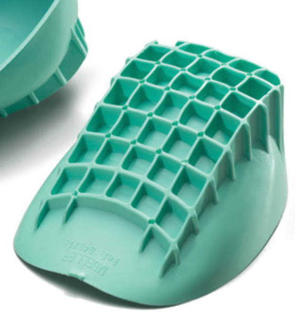Mueller Pro Heel Cups, Green - Pair
