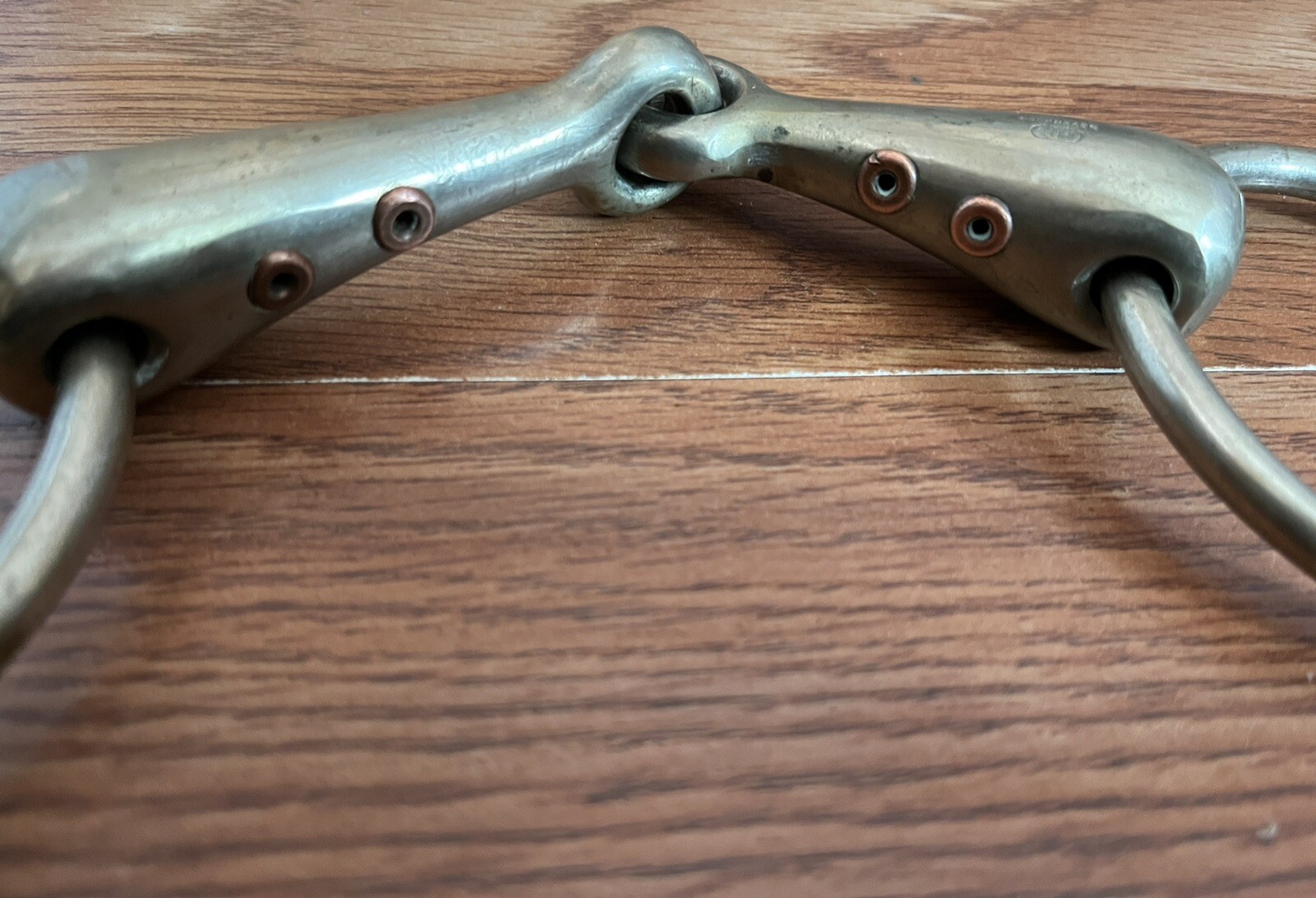 HS Herm Sprenger Loose Ring Whistle Snaffle Bit 5” Vintage