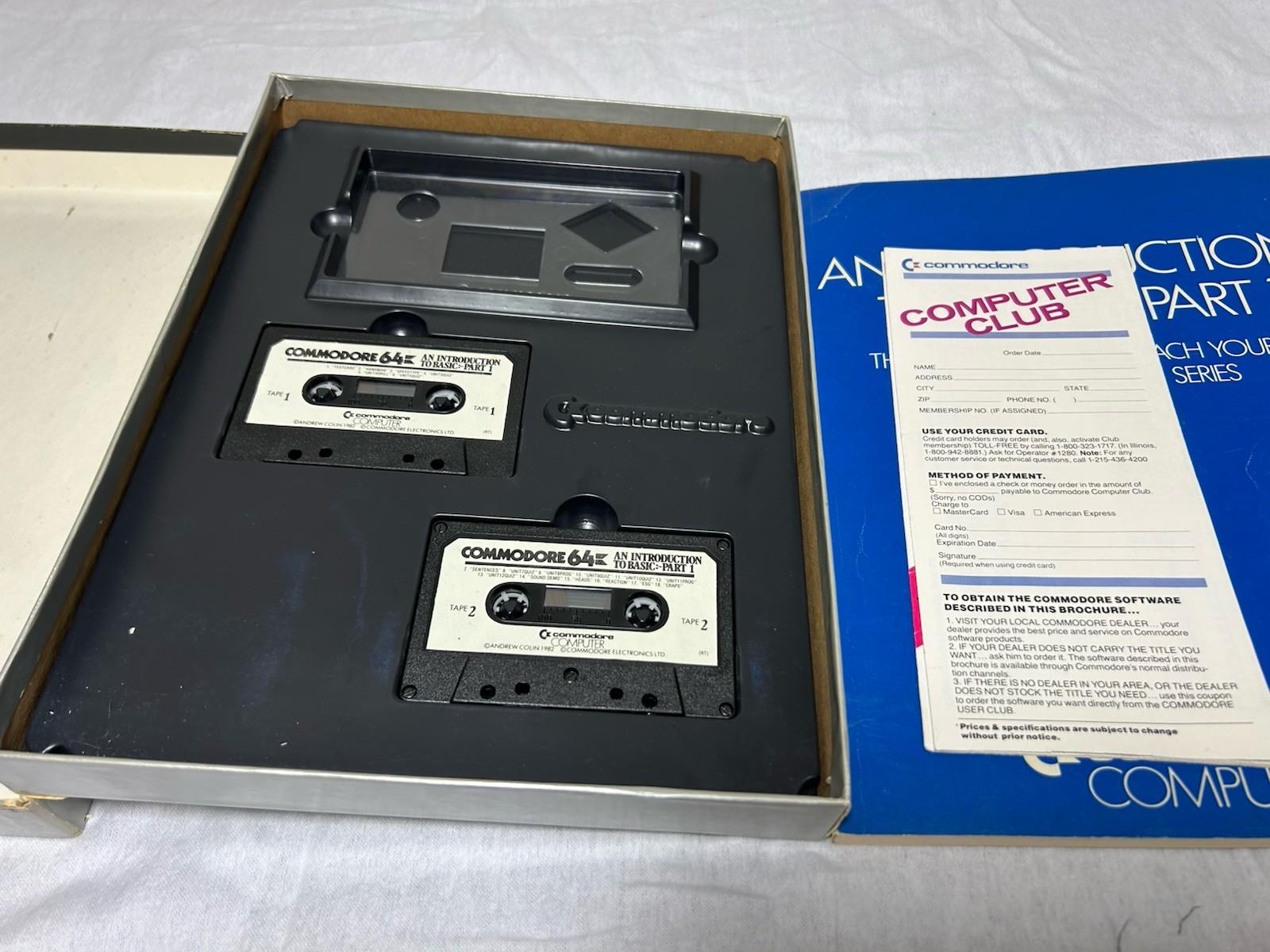 Vintage Commodore 64 Introduction to Basic / Part 1 Programming Series CIB