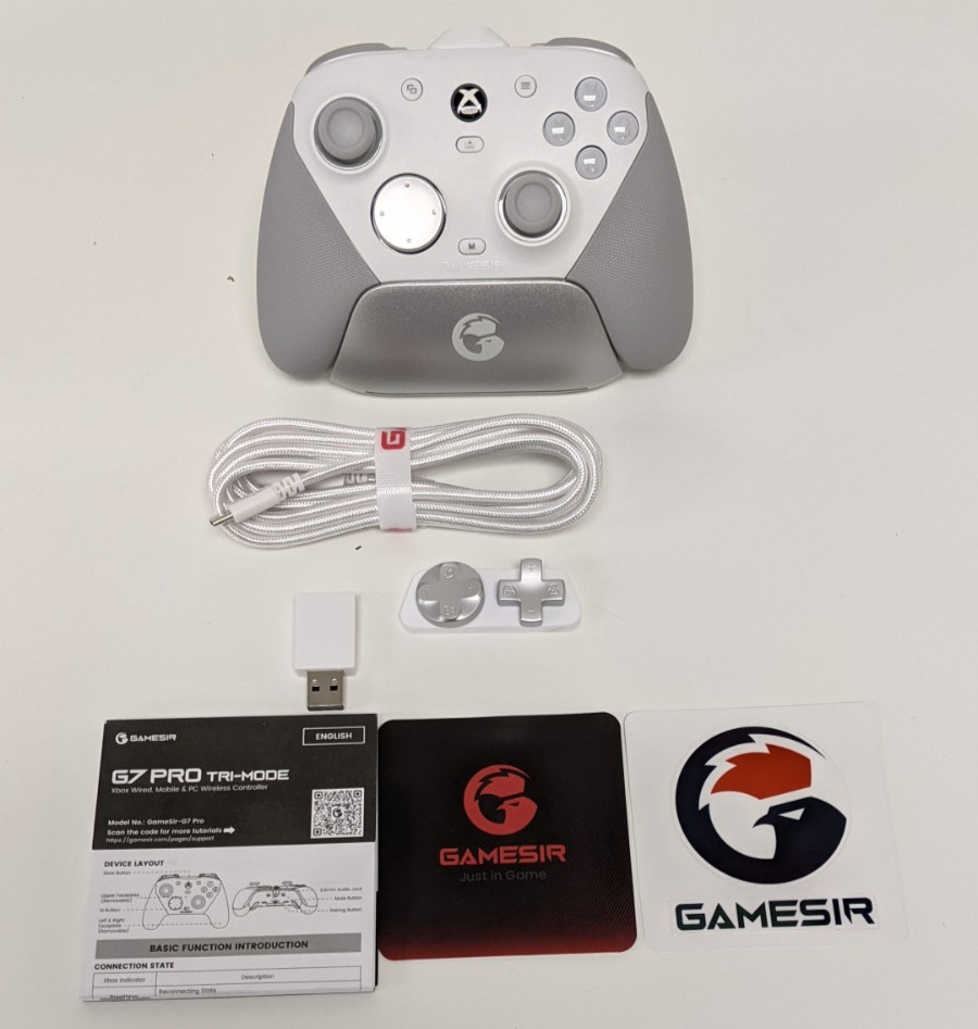GameSir G7 Pro Tri-Mode Controller Xbox Wired / PC Wireless White