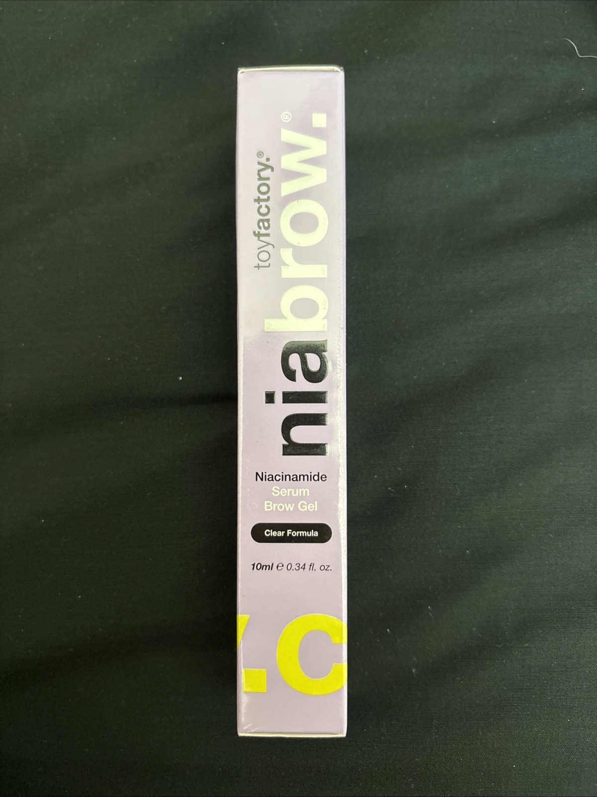 TOYFACTORY Niabrow Serum Brow Gel 0.34 Oz 10mL Clear Formula NIB FULL SIZE New