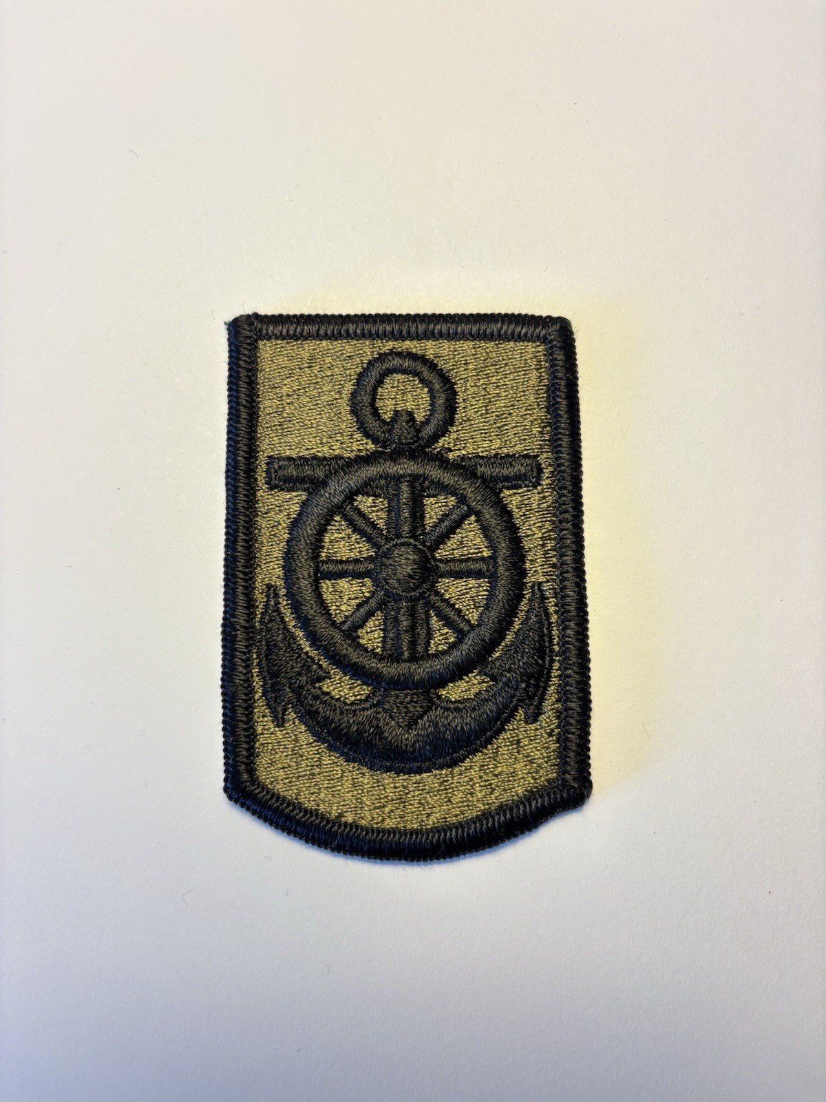 125th Transportation Brigade U.S. Army Shoulder Patch Subdued