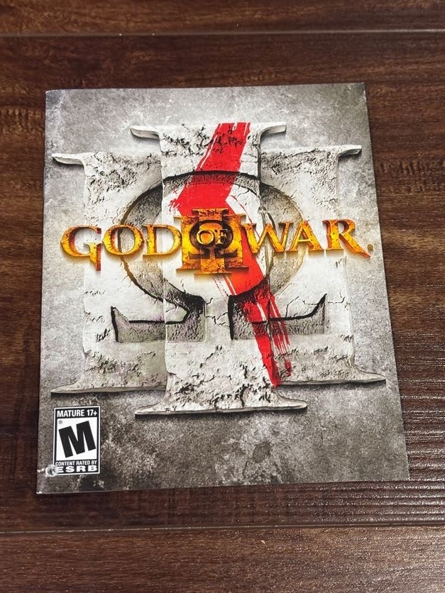 God of War III Playstation 3 PS3 Instruction Manual Only