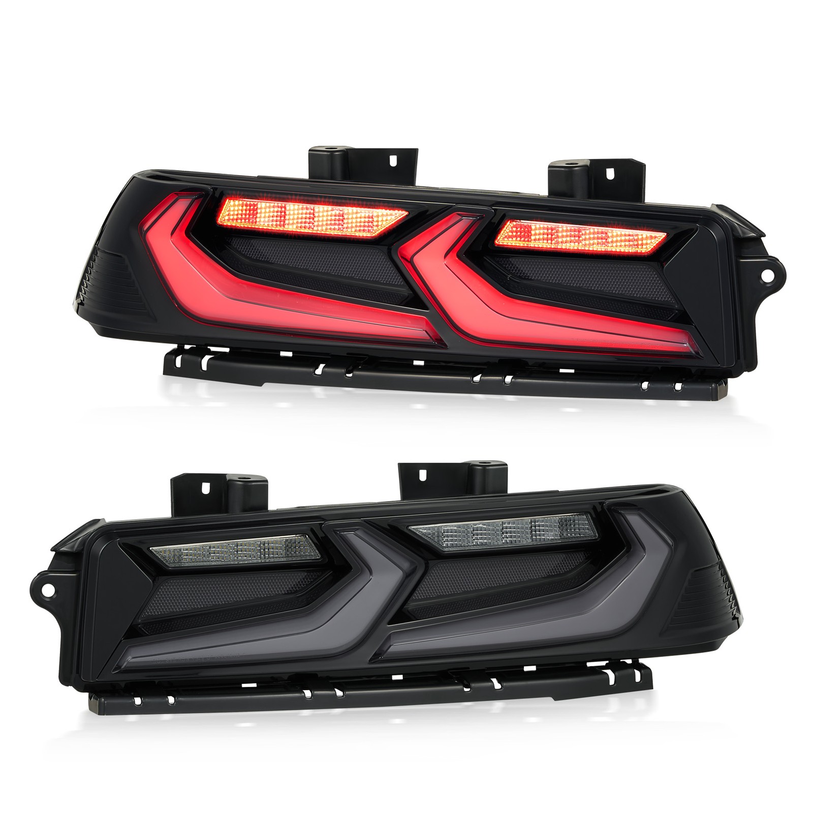 Smoked LED Tail Lights For 2014-2015 Chevrolet Chevy Camaro Lamps