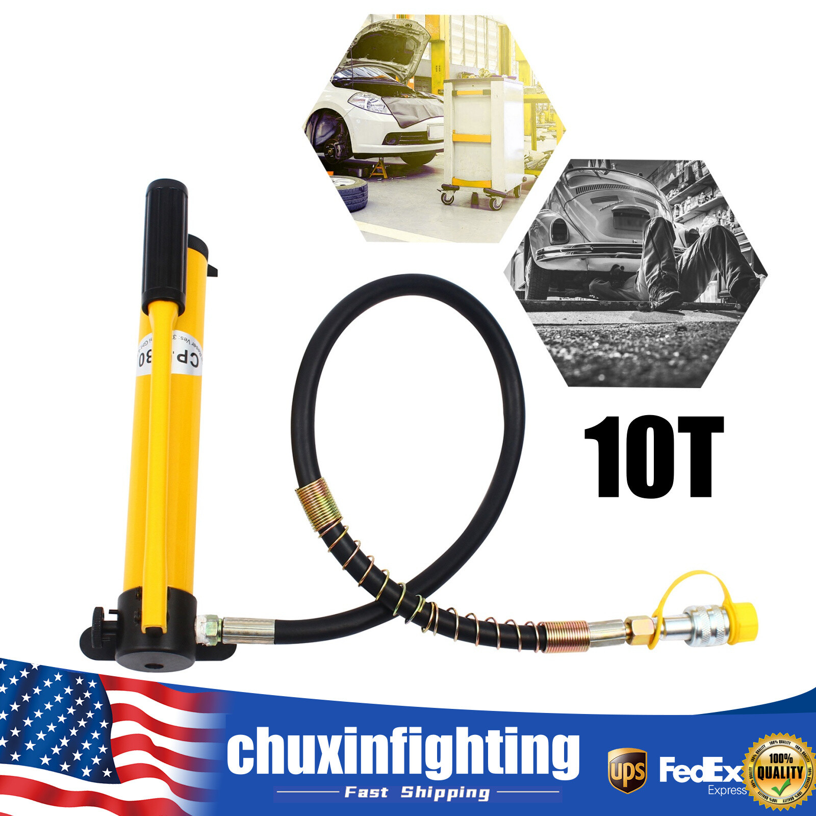 10000Psi  Manual Industrial Hydraulic Hand Pump for Separate Type Hydraulic Tool
