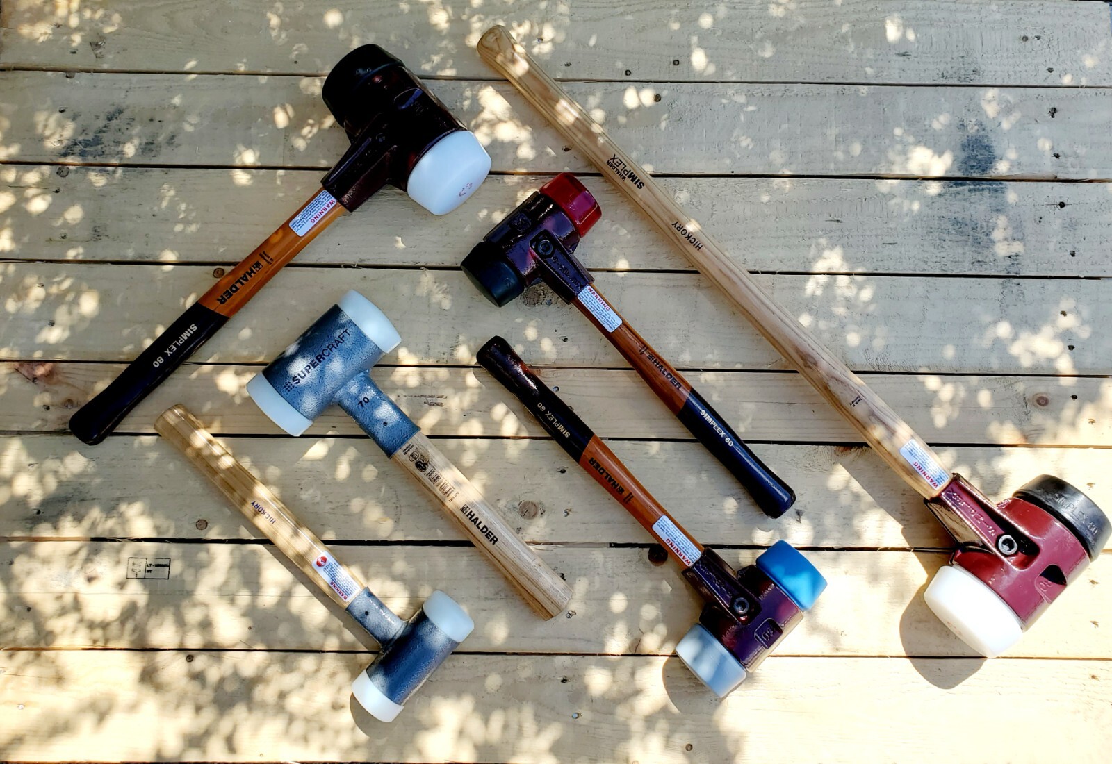 Halder - Simplex Mallet w/ Cast Iron Housing - Composite Rubber and Plastic Face