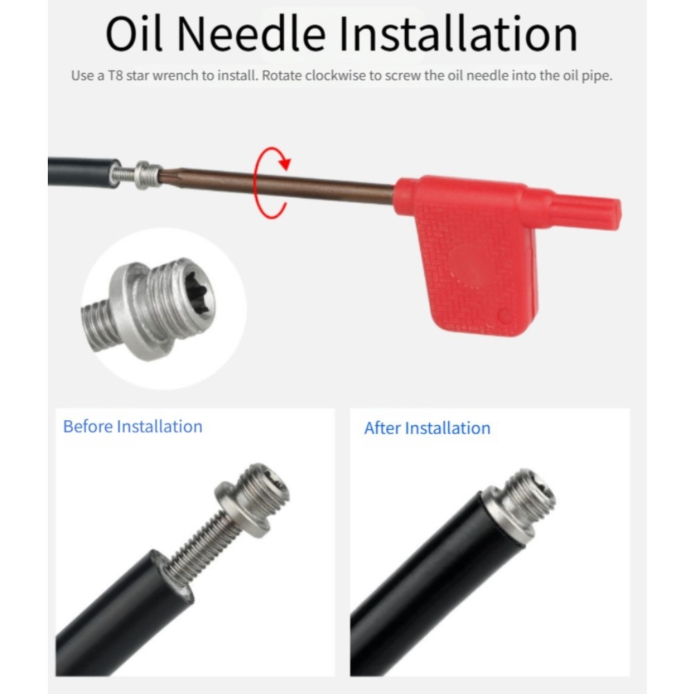 For SRAM Compatible Olive Needle Quick Release Kit for Bike Disc Brakes