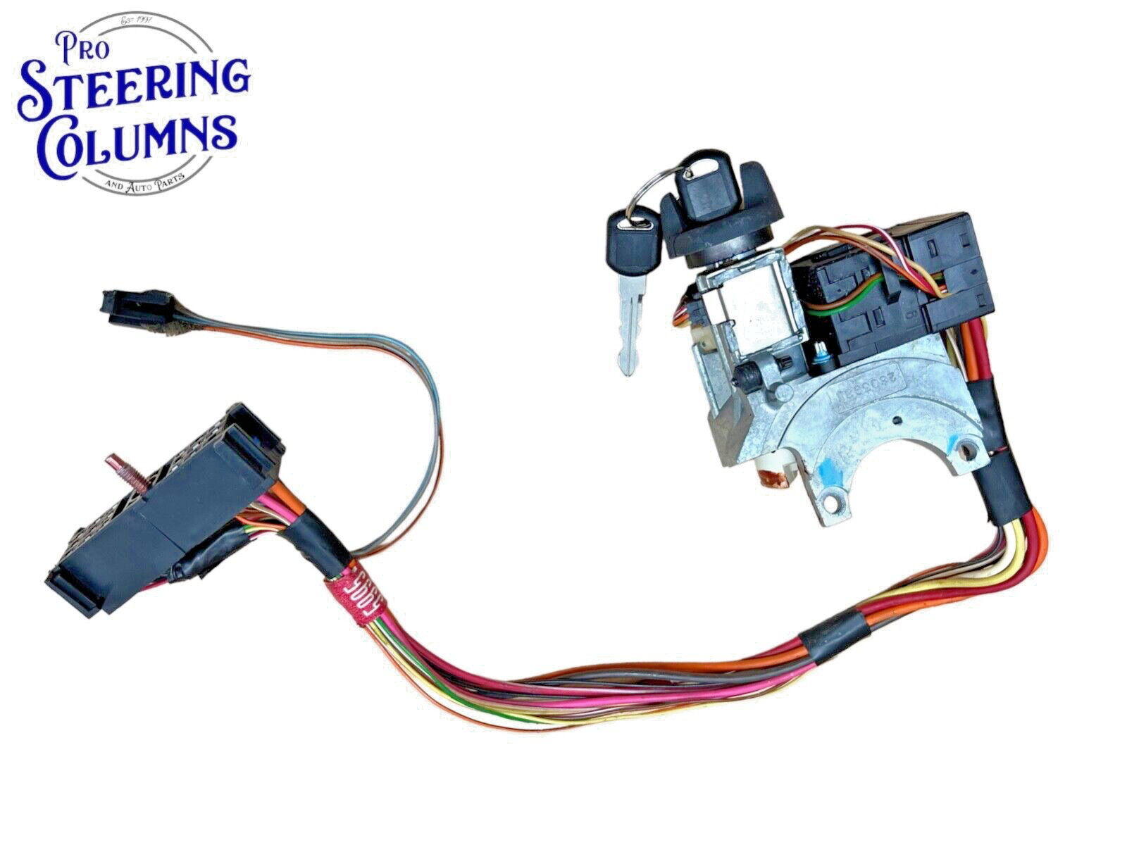 1998-1999 GM C1500 K1500 TAHOE SUBURBAN IGNITION LOCK CYLINDER ASSEMBLY W KEYS