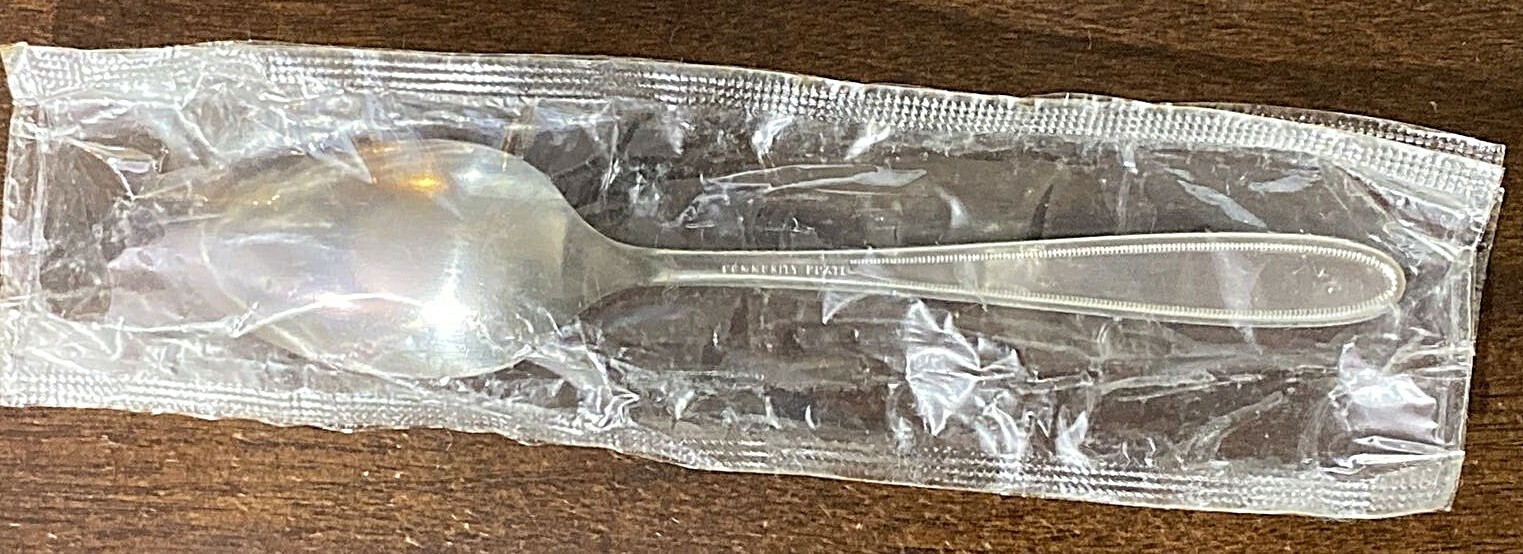 ONEIDA COMMUNITY SILVER -- GROSVENOR PATTERN -- 6" SILVERPLATE TEASPOON