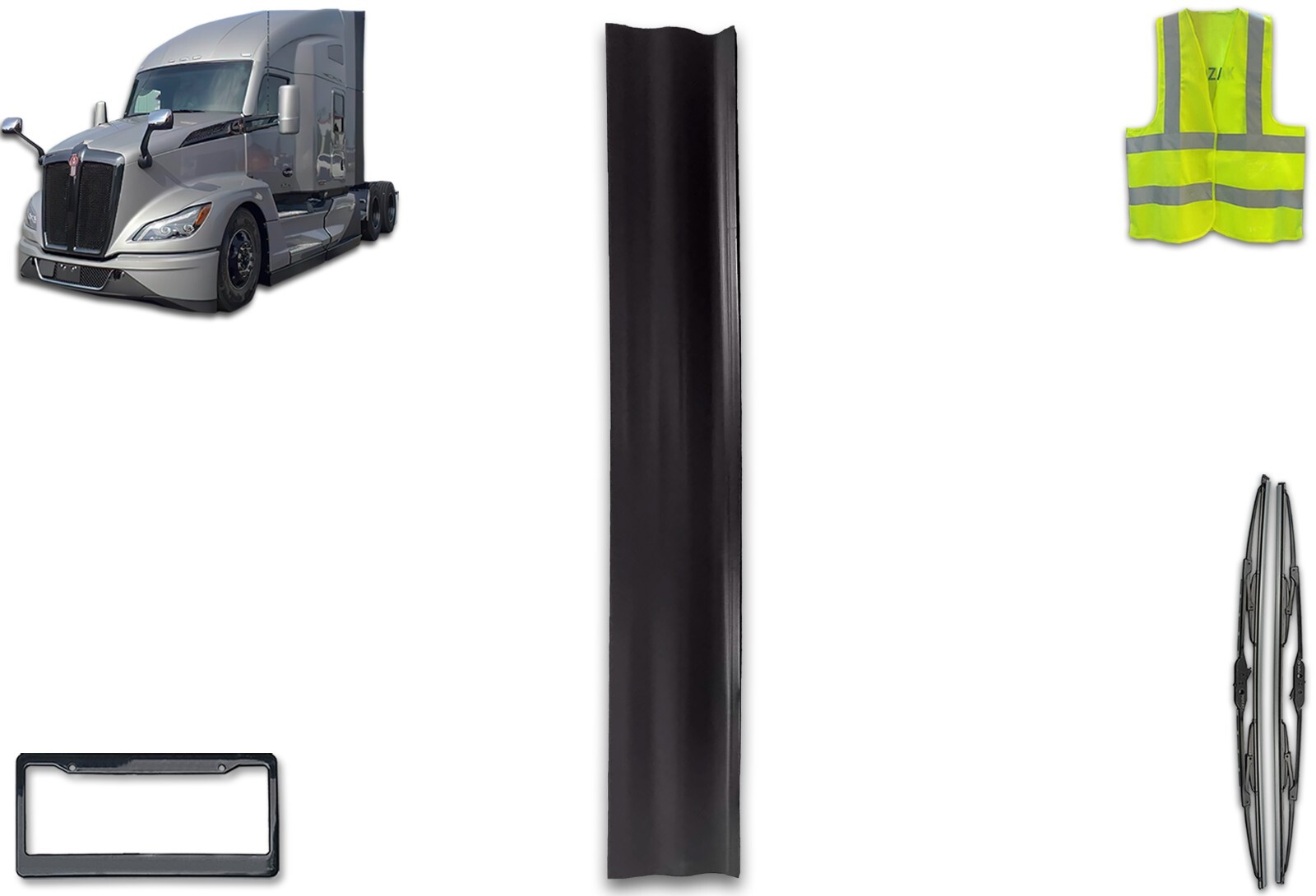 Upper Cab Fairing Extension, Left Driver Side For Kenworth T680 Next Gen 2022+