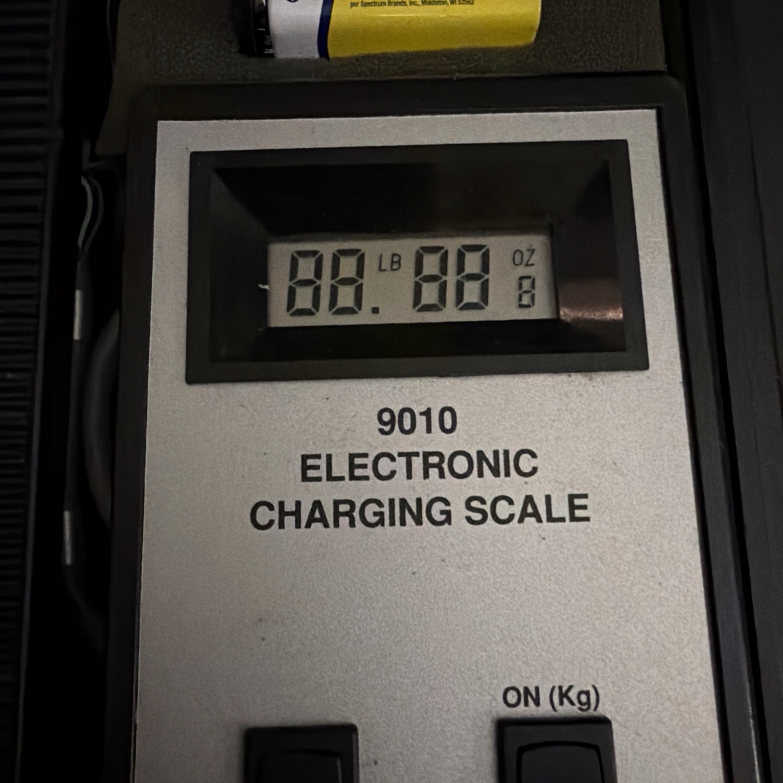 TIF 9010A Slimline Electronic Refrigerant Charging Scale w/case