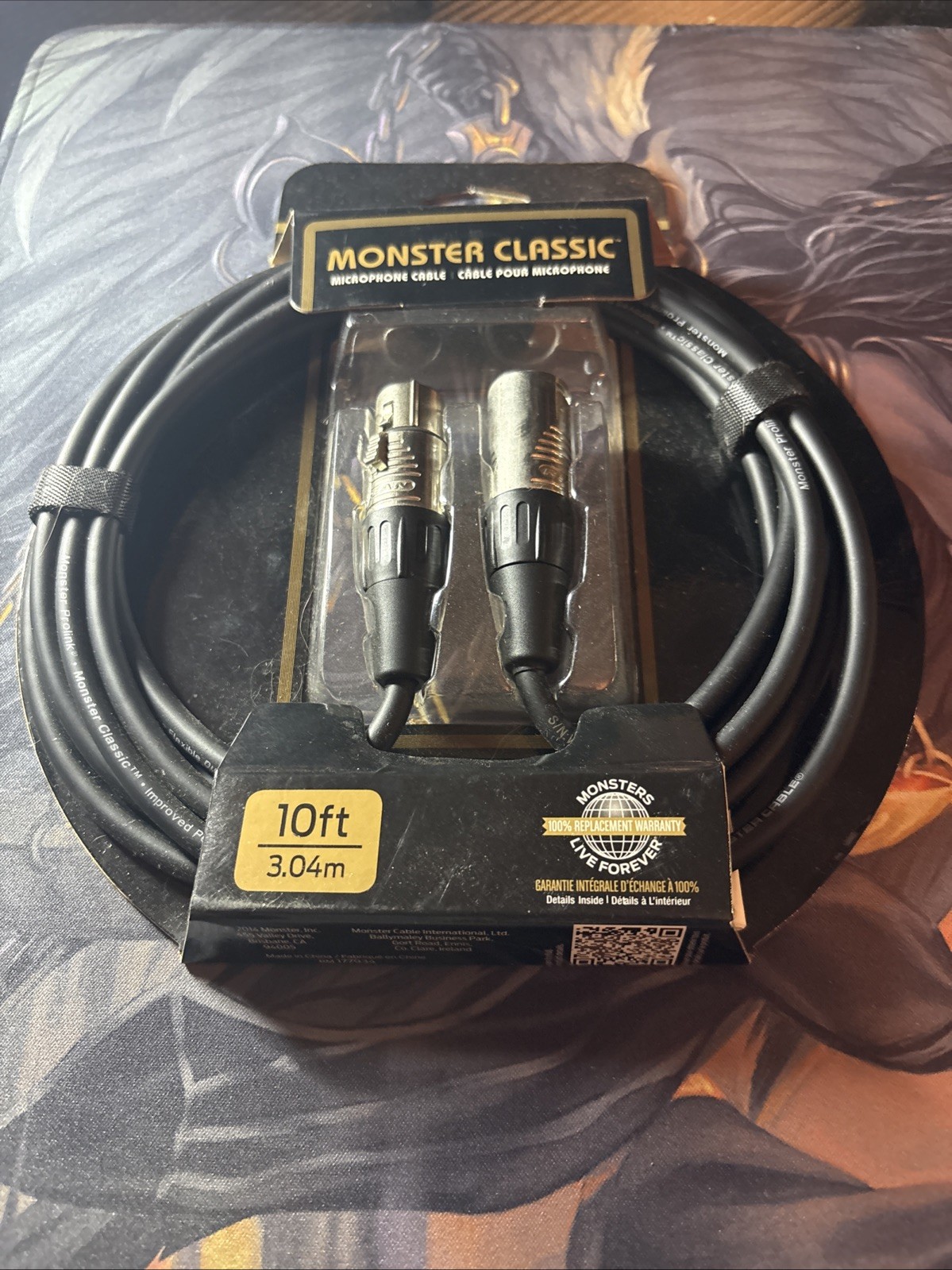 Monster Prolink Classic Series XLR Female to XLR Male 10' Microphone Cable