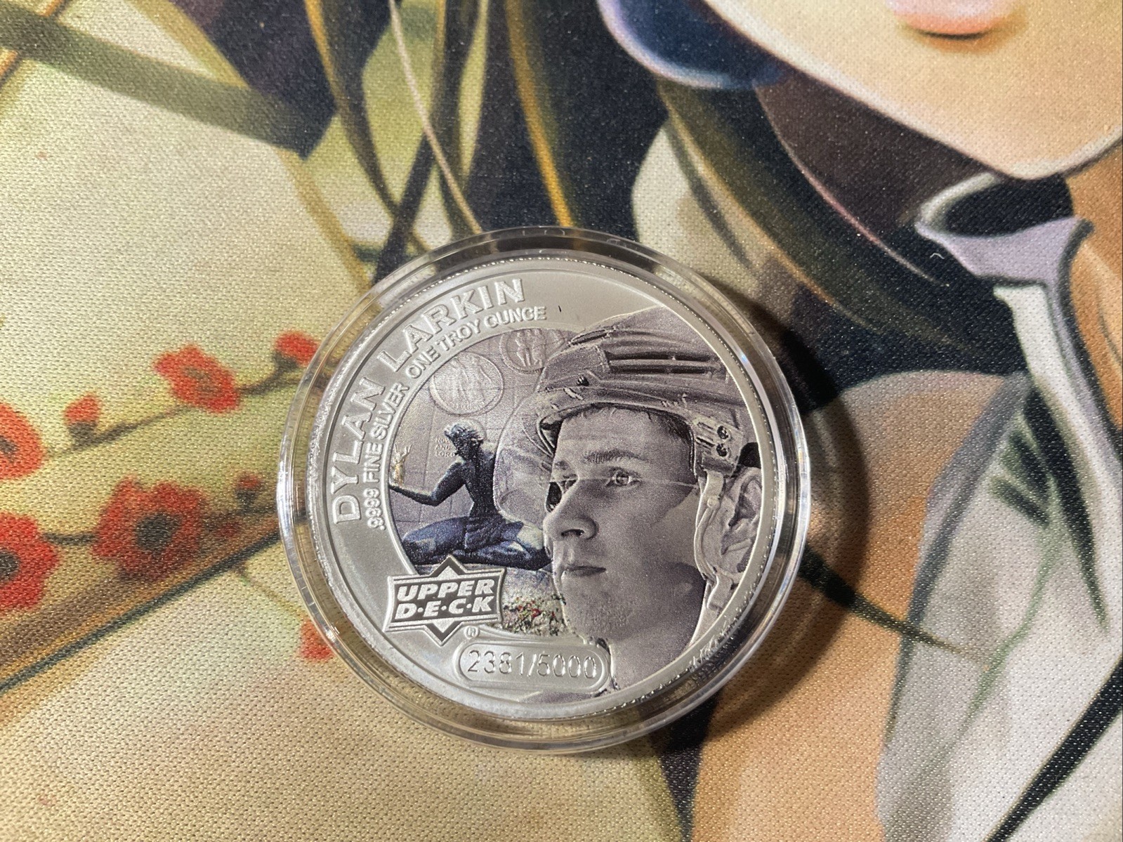 2016 U..D Grandeur DYLAN LARKIN  1oz .9999 Silver Coin / 5000 MINT WITH BOX