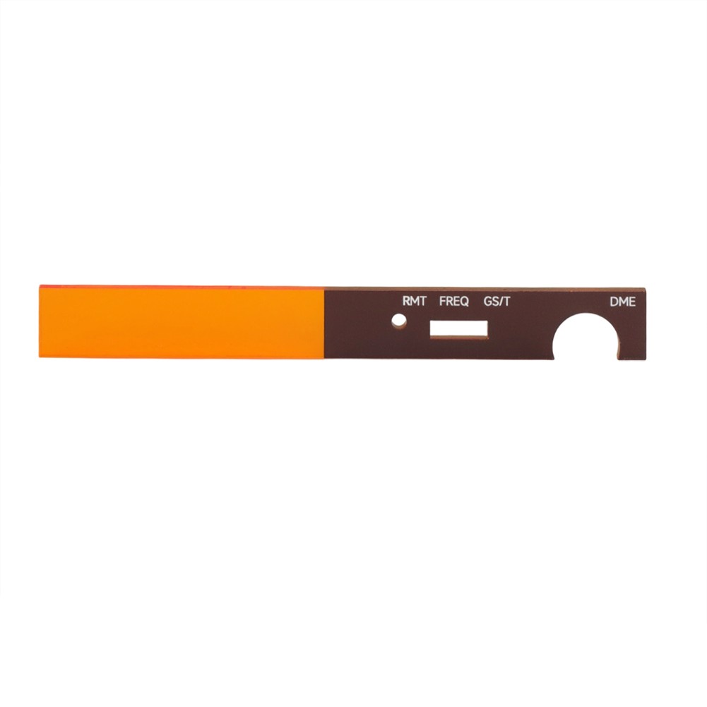 KN62 KN62A KN64 Series DME Display Lens Replace For Bendix King Amber Acrylic