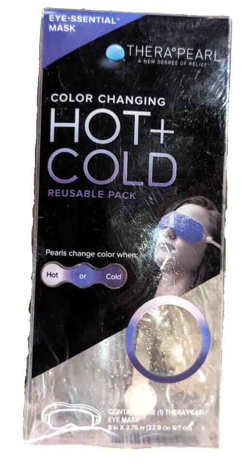 TheraPearl Hot & Cold Color Changing Reusable Eye Essential Mask BRAND NEW