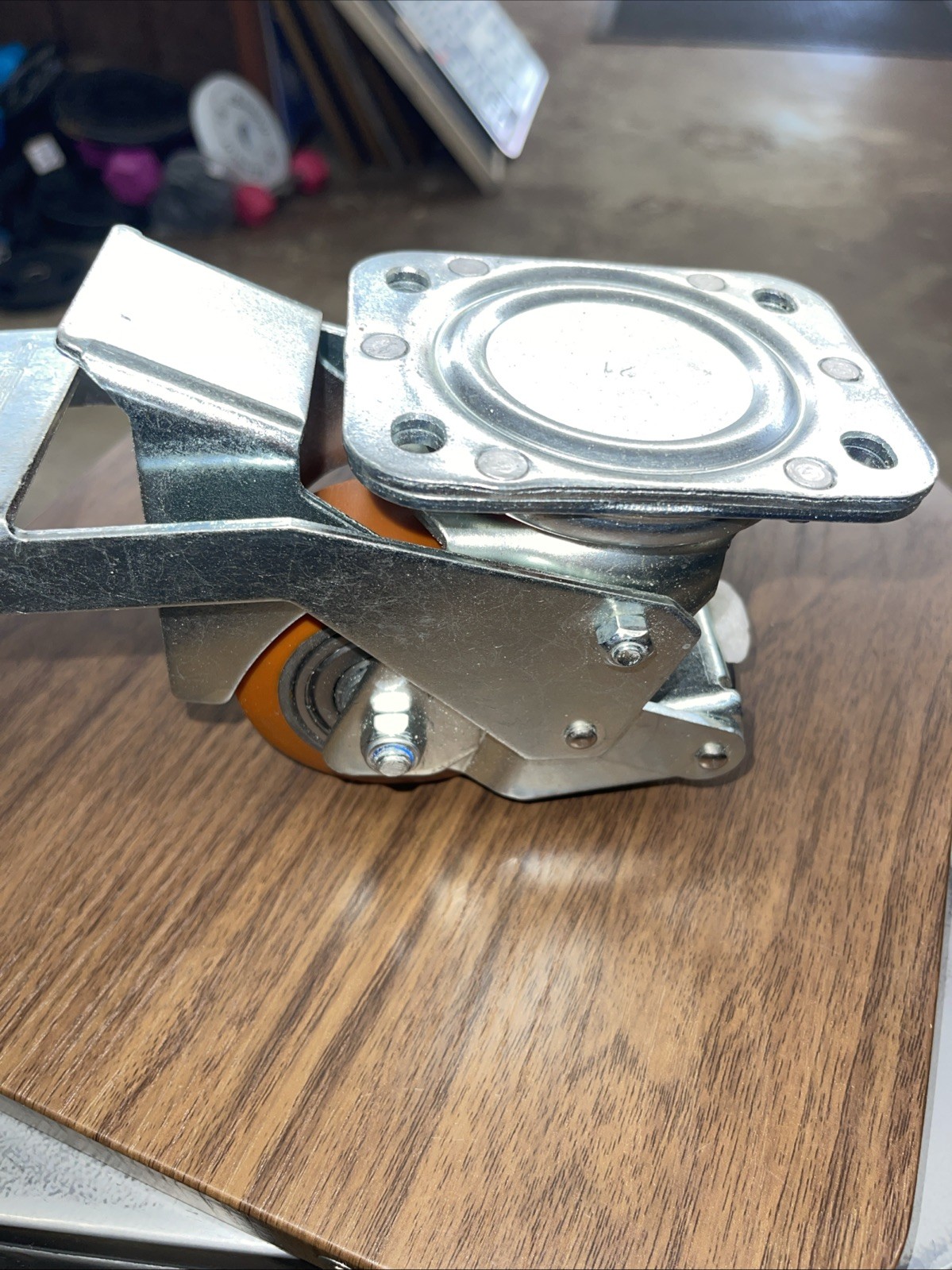 Sigerist SLP-01/80 Caster Wheel W/ Foot Pedal 80mm Dia. 25mm Th. NOP