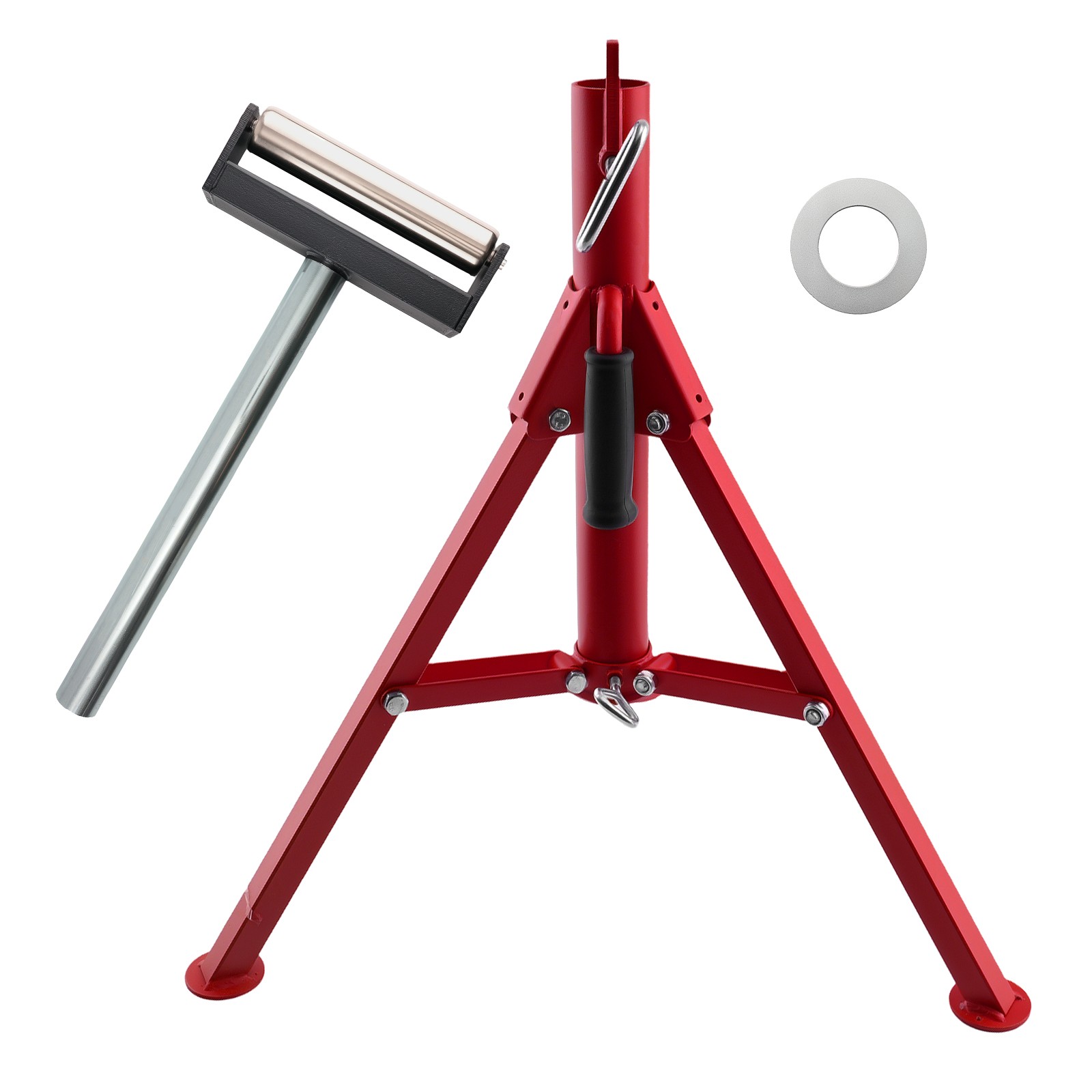 Heavy Duty Foldable Roller Stand 2500lbs Support Adjustable 27.6-52in Height