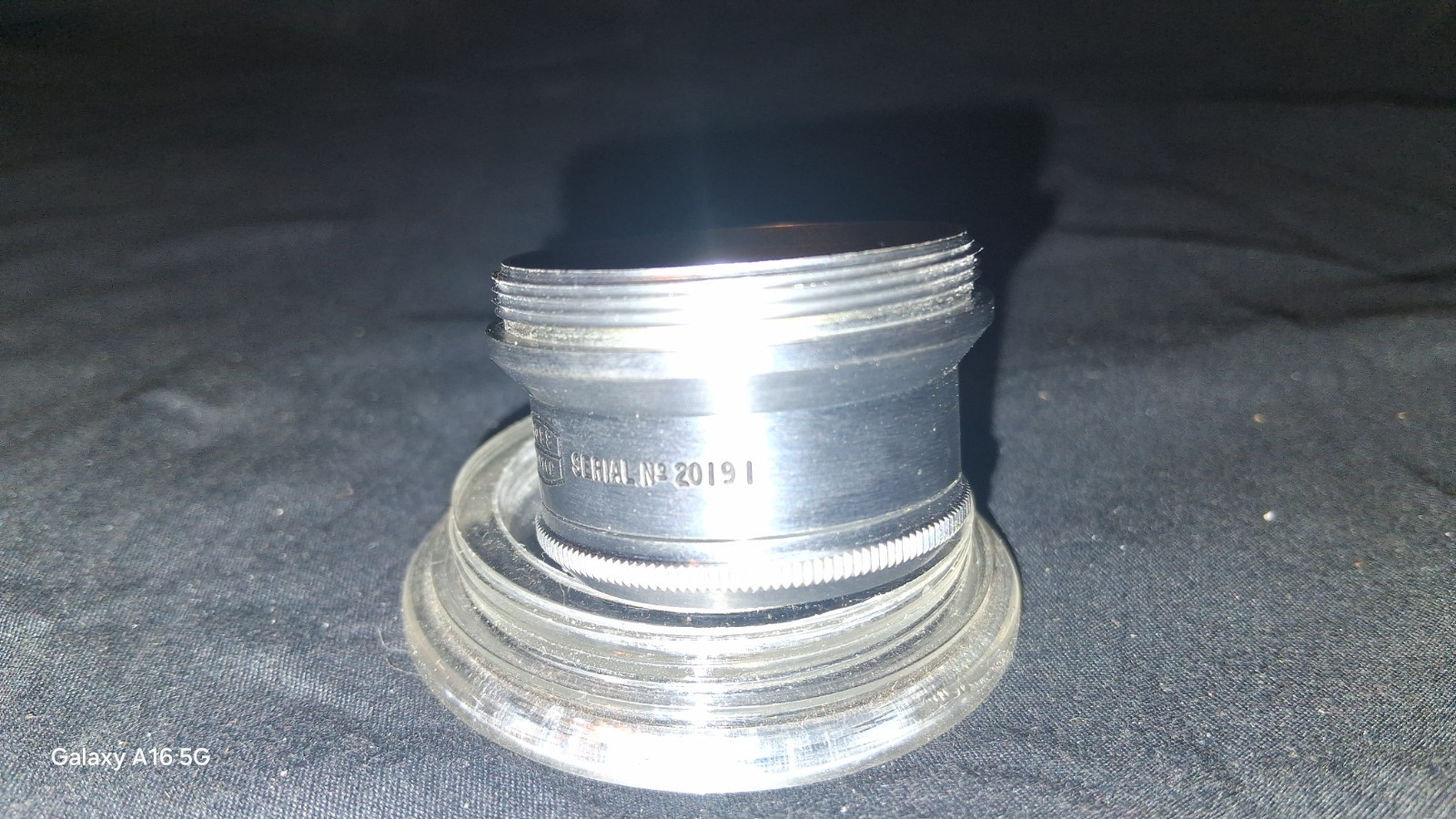 Ross Microscope Objective Lens Serial No. 20191 England with Protective Case