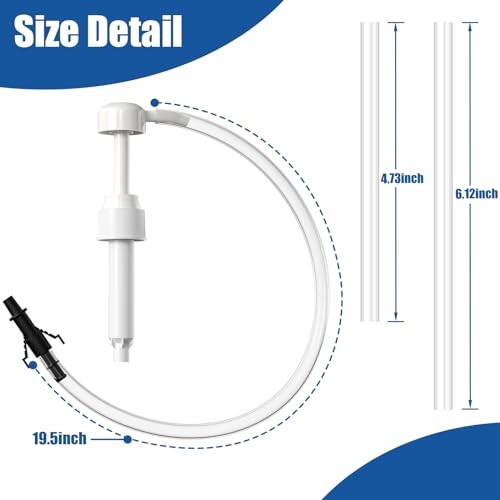 Fluid Pump for Standard Quart Bottles， 8cc Per Pump Stroke, 8CC-1Pack