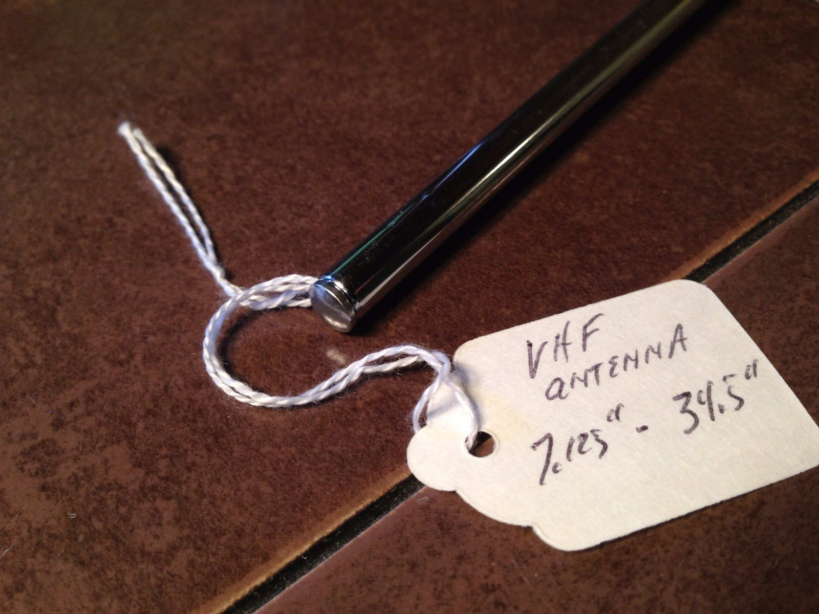 VHF Telescoping Antenna, 7.125" to 34.5"