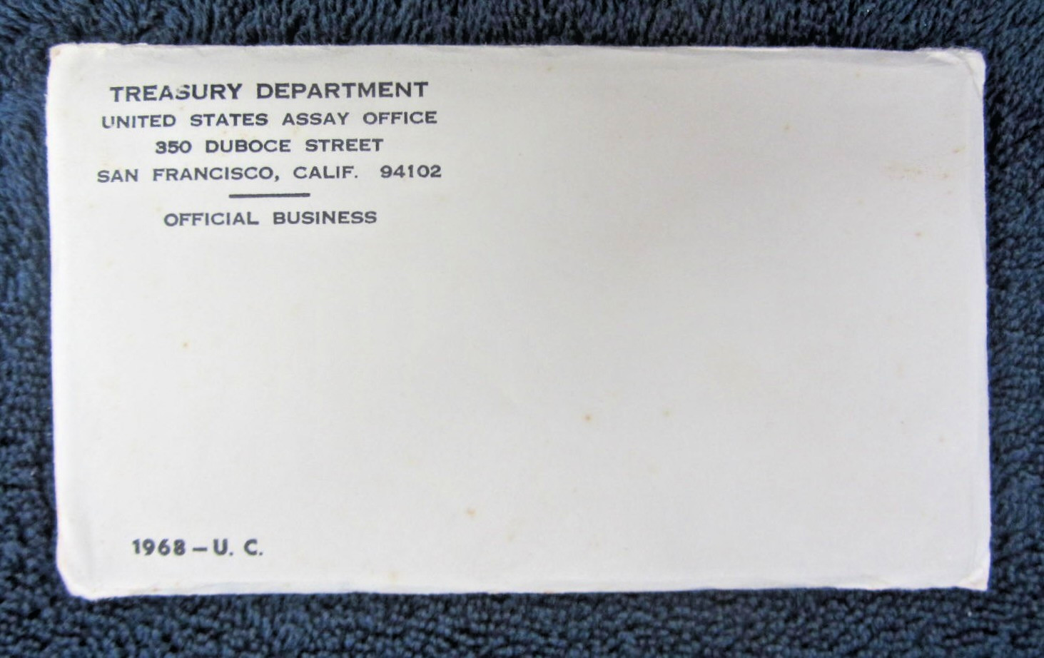1968 P D S US MINT SET 10 Coins n Envelope Uncirculated SEALED Unopened 40% HALF