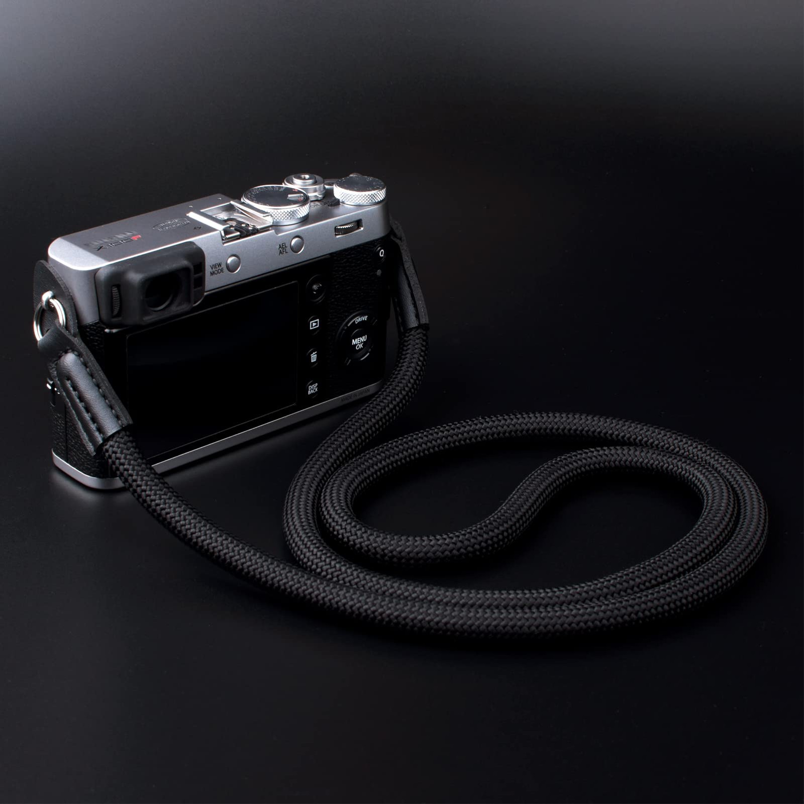 VKO Camera Strap,Climbing Rope Strap for DSLR SLR 120cm, Black