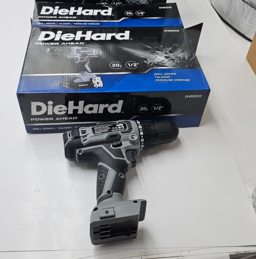 DieHard Power Ahead Drill Driver DH80003 20V 1/2" 0-410/min 0-1750/min RPM