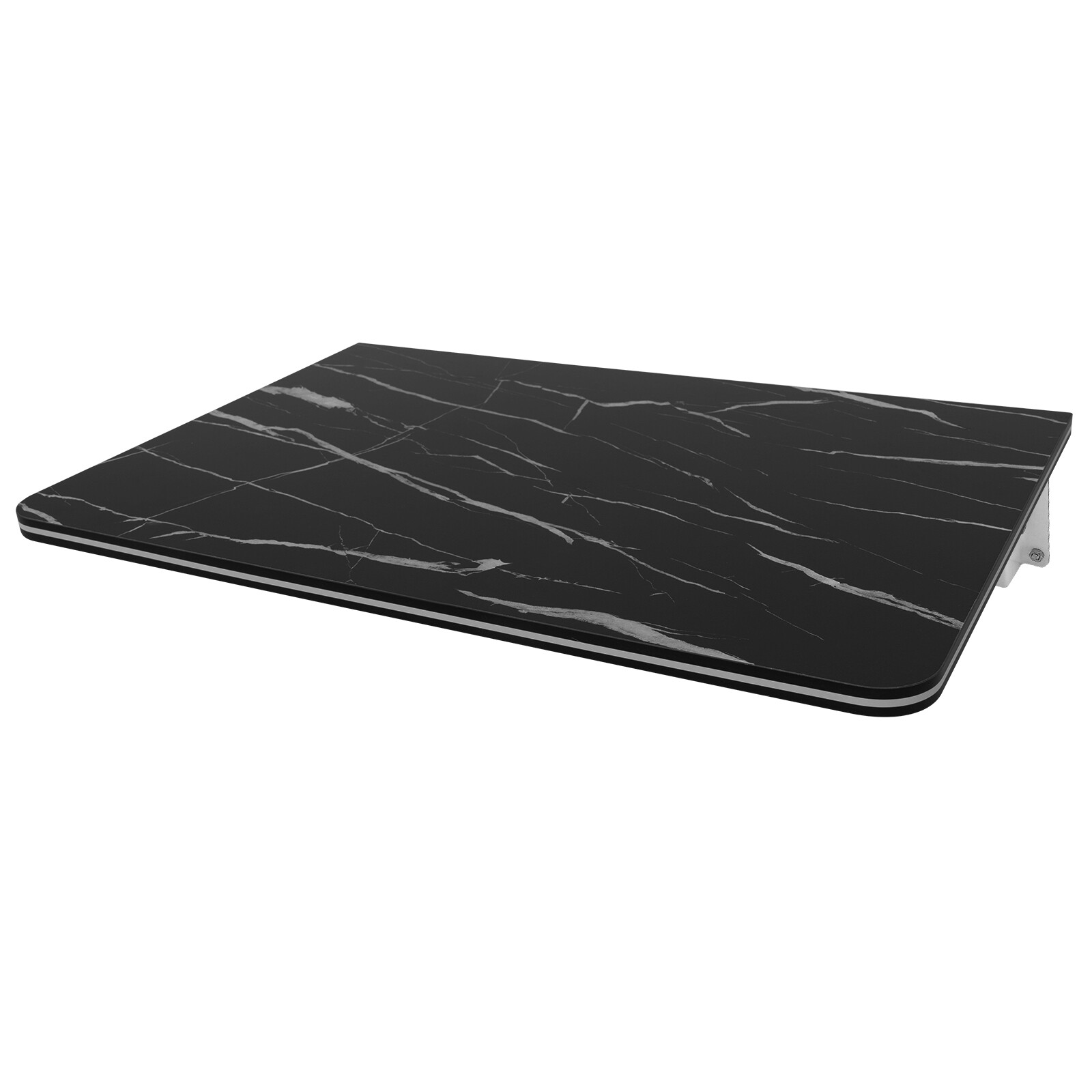 Modern Folding Wall Desk Wall-mounted Folding Table Foldable Table Black Indoor