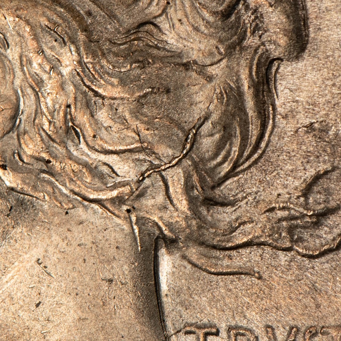 1923 $1 Silver Peace Dollar - VAM-1B Extra Hair Die Break Top-50 - SKU-Z6753