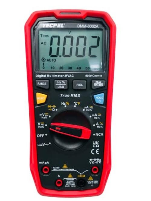 DMM-8062A 6000 Counts Digital multimeter