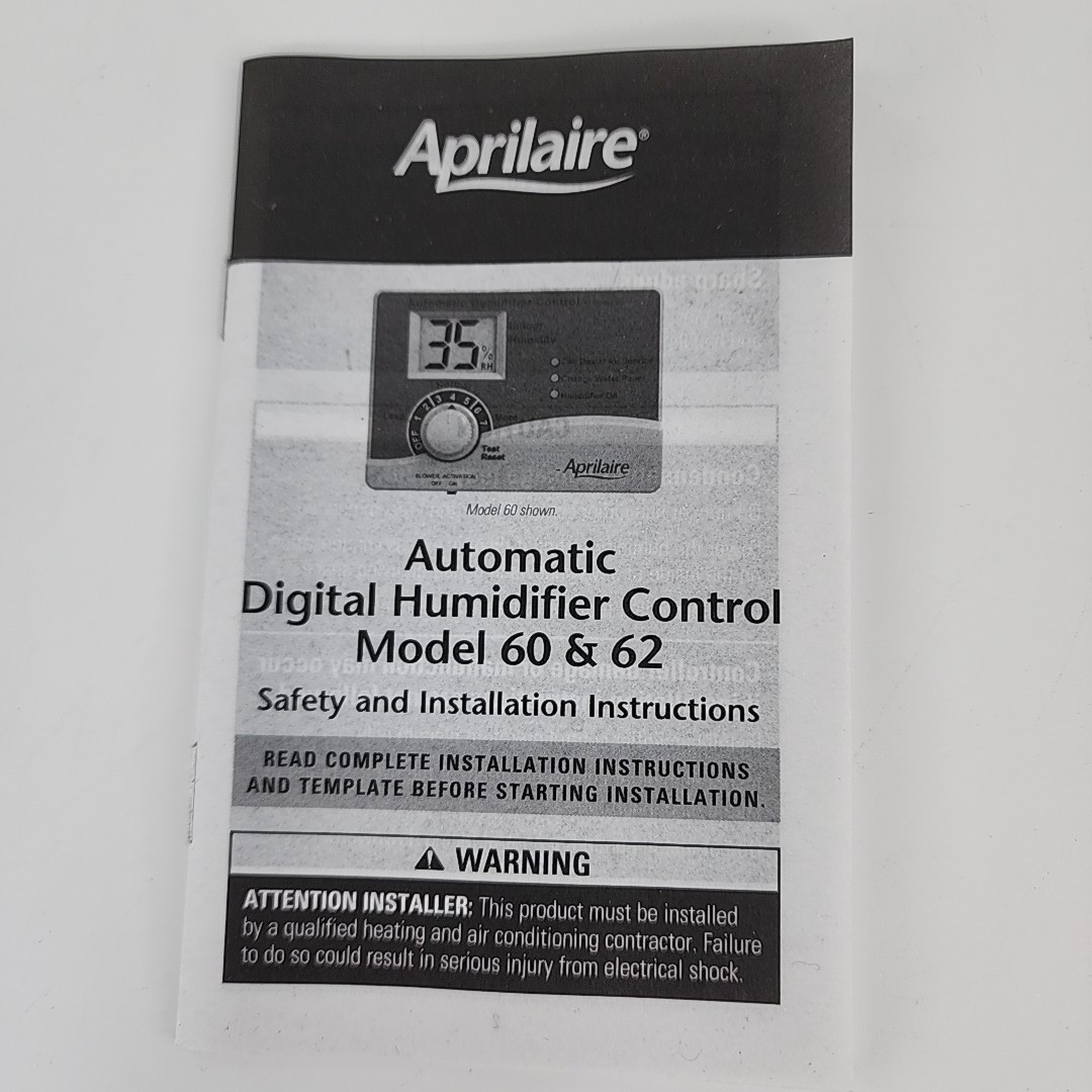 Aprilaire Model 62 Automatic Humidistat