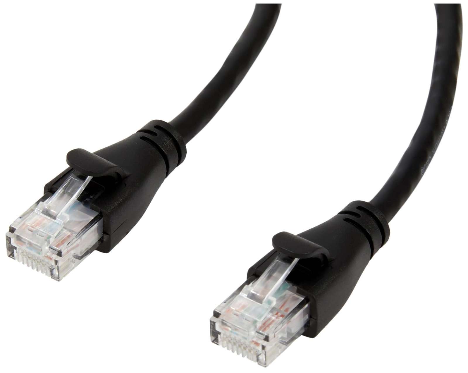 Amazon Basics RJ45 Cat-6 Ethernet Patch Internet Cable, 1Gbps 50 Foot, Black