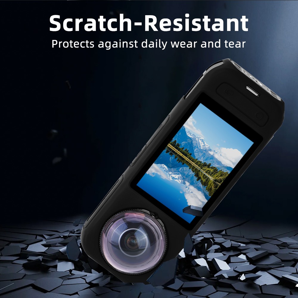 Camera Soft Silicone Case Drop Protection Dust Cover for Insta360 X5 Camera