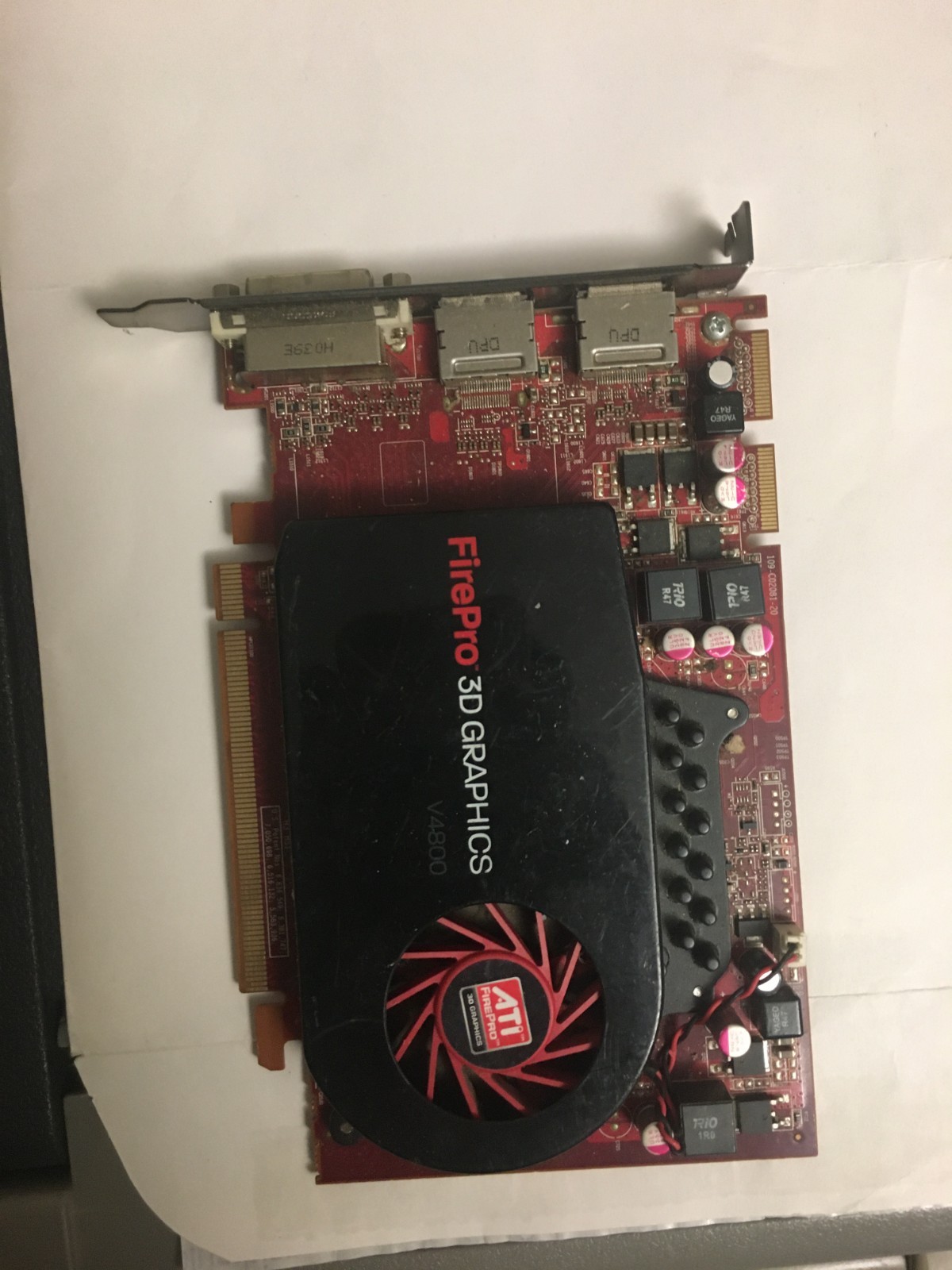 ATI FirePro V4800 1GB GDDR5 DP DVI 3D Full Height Video Graphics Card FREE SHIP!