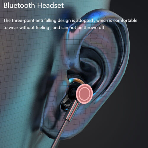 Bluetooth Neckband Headset Wireless Earphone Headphone Mic For iPhone Samsung US