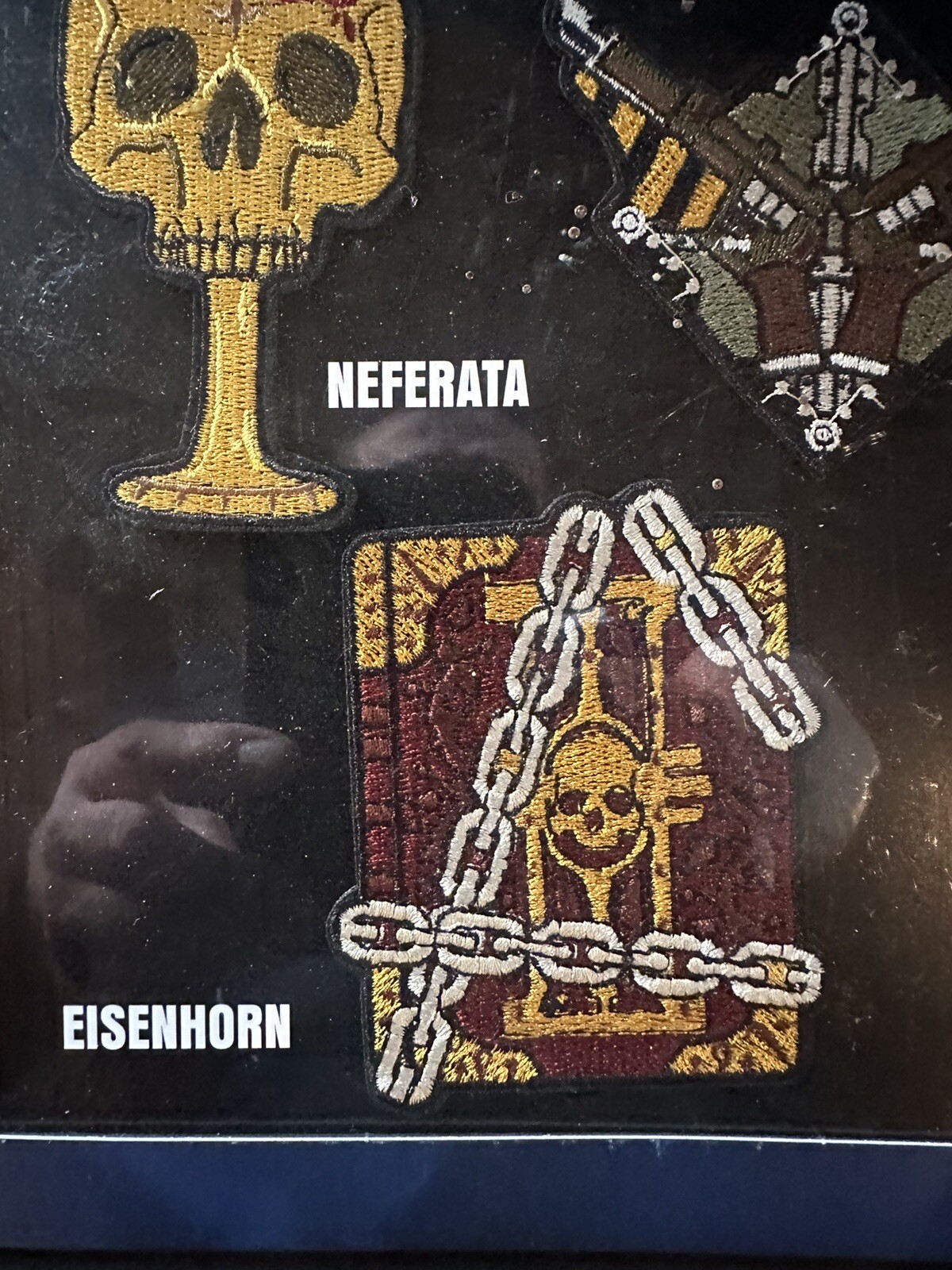 Games Workshop Black Library Character Patch Set Badges BRAND NEW SEALED SET