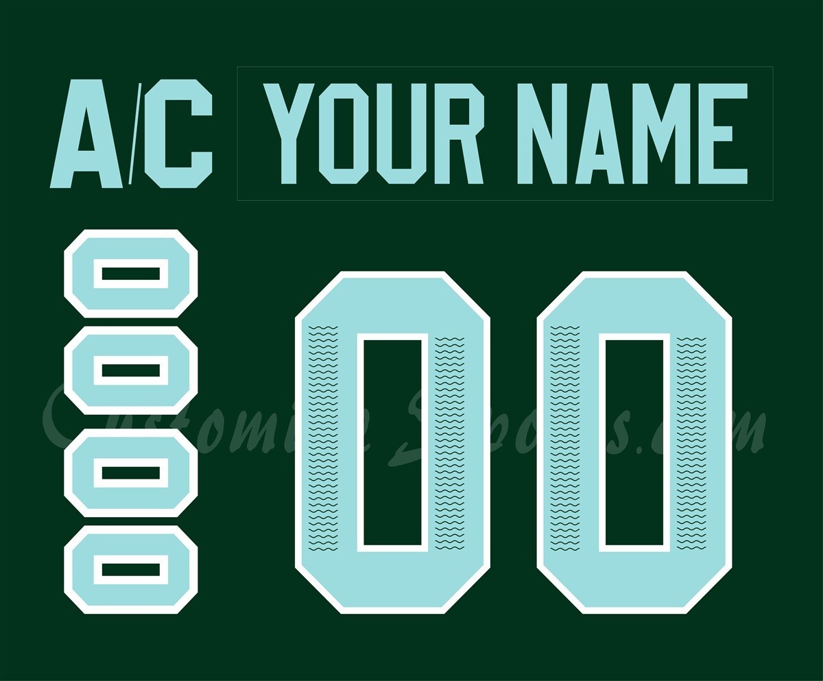 PWHL Boston Fleet Customized Number Kit For 2024-Present Home Uniform