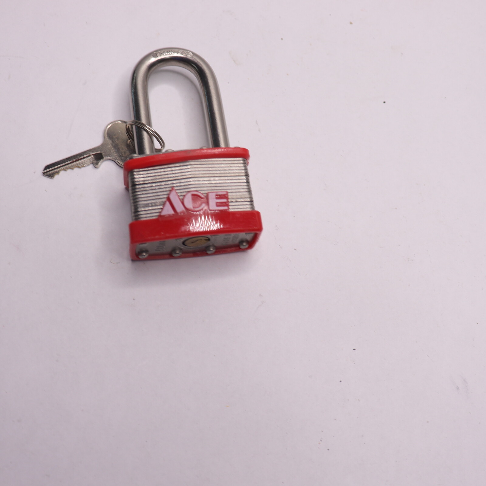 Ace 4-Pin Cylinder Padlock Stainless Steel 2"H X 1-3/4" W