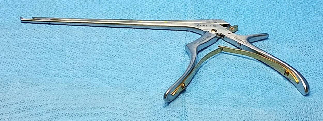 SurgiPros EZ844ET EZ Clean Kerrison Rongeur, 4mm, 8"