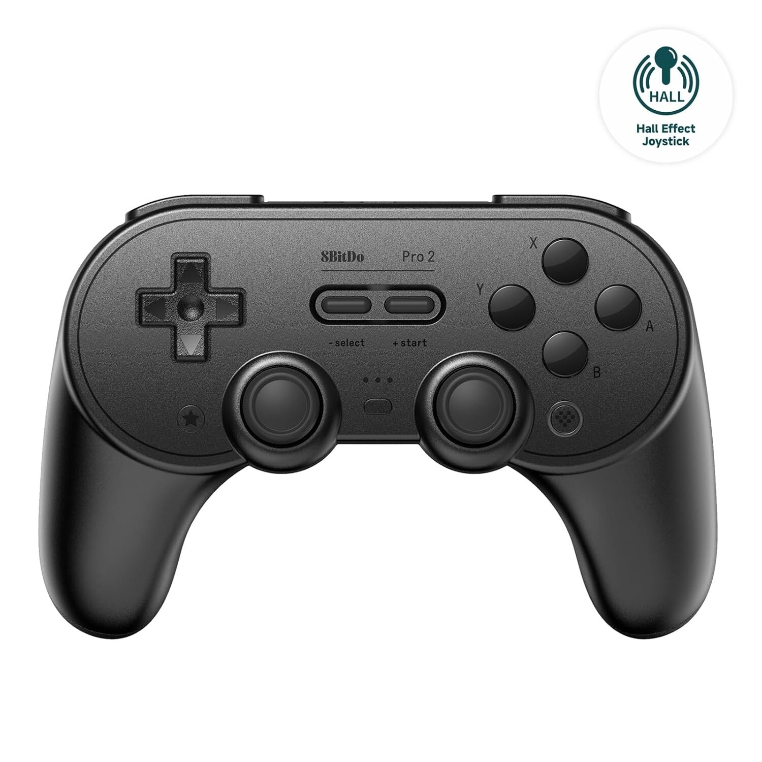 8BitDo Pro 2 Controller with Hall Effect Bluetooth Black Wireless Brand New