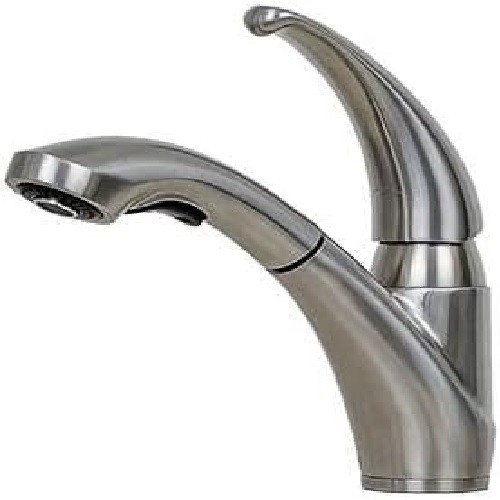 KPS3029C Shasta Kitchen Faucet Brushed Stainless Steel, Single Lever Handle