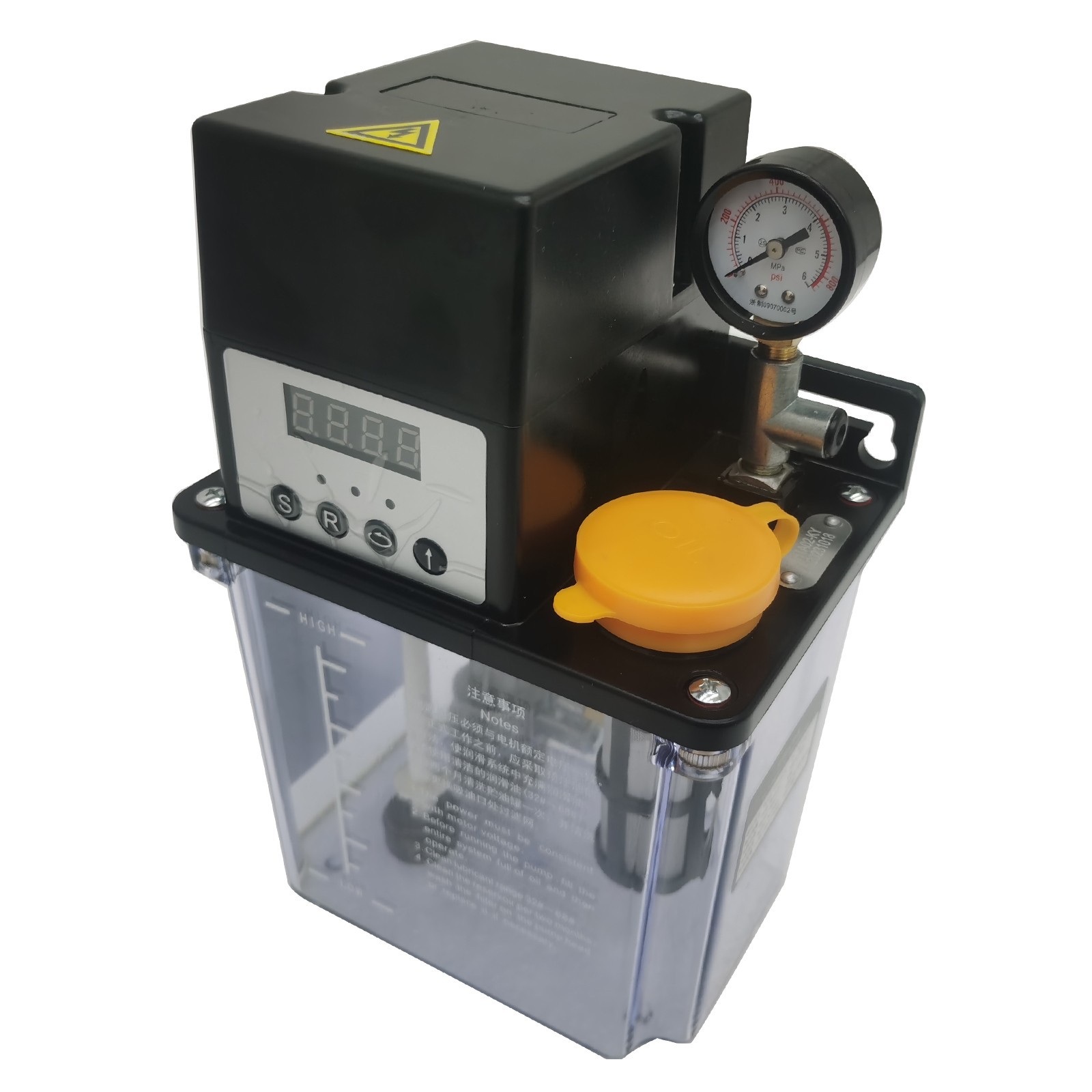 220V 2L Automatic Lubrication Pump CNC Digital Oil Pump with Pressure Testing
