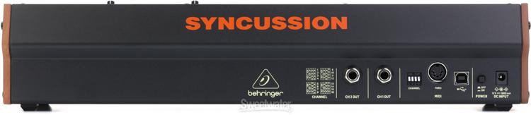 Behringer Syncussion SY-1 Dual-channel Analog Percussion Synthesizer