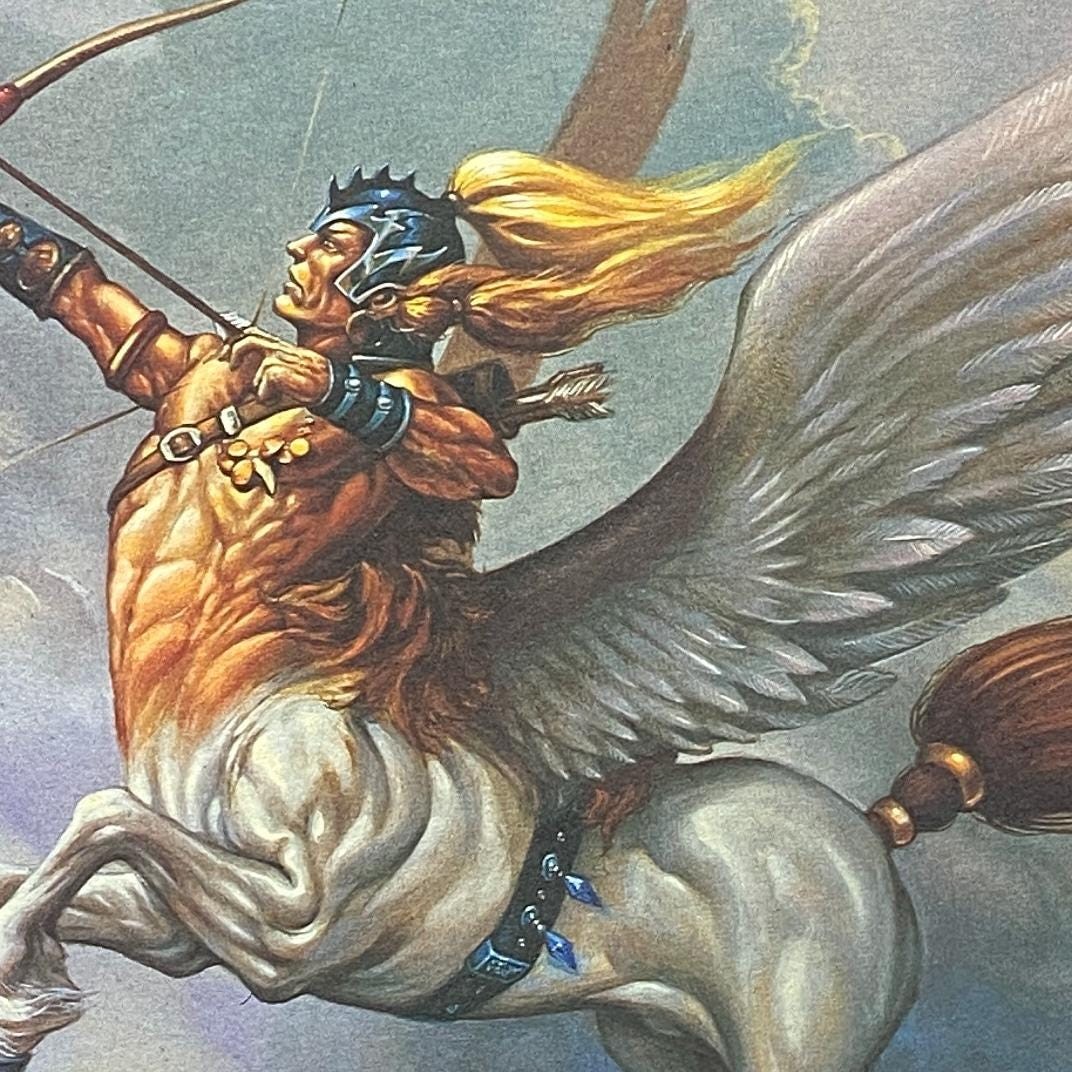 PEGATAUR FRAMED VINTAGE ART: DUNGEONS & DRAGONS, D&D