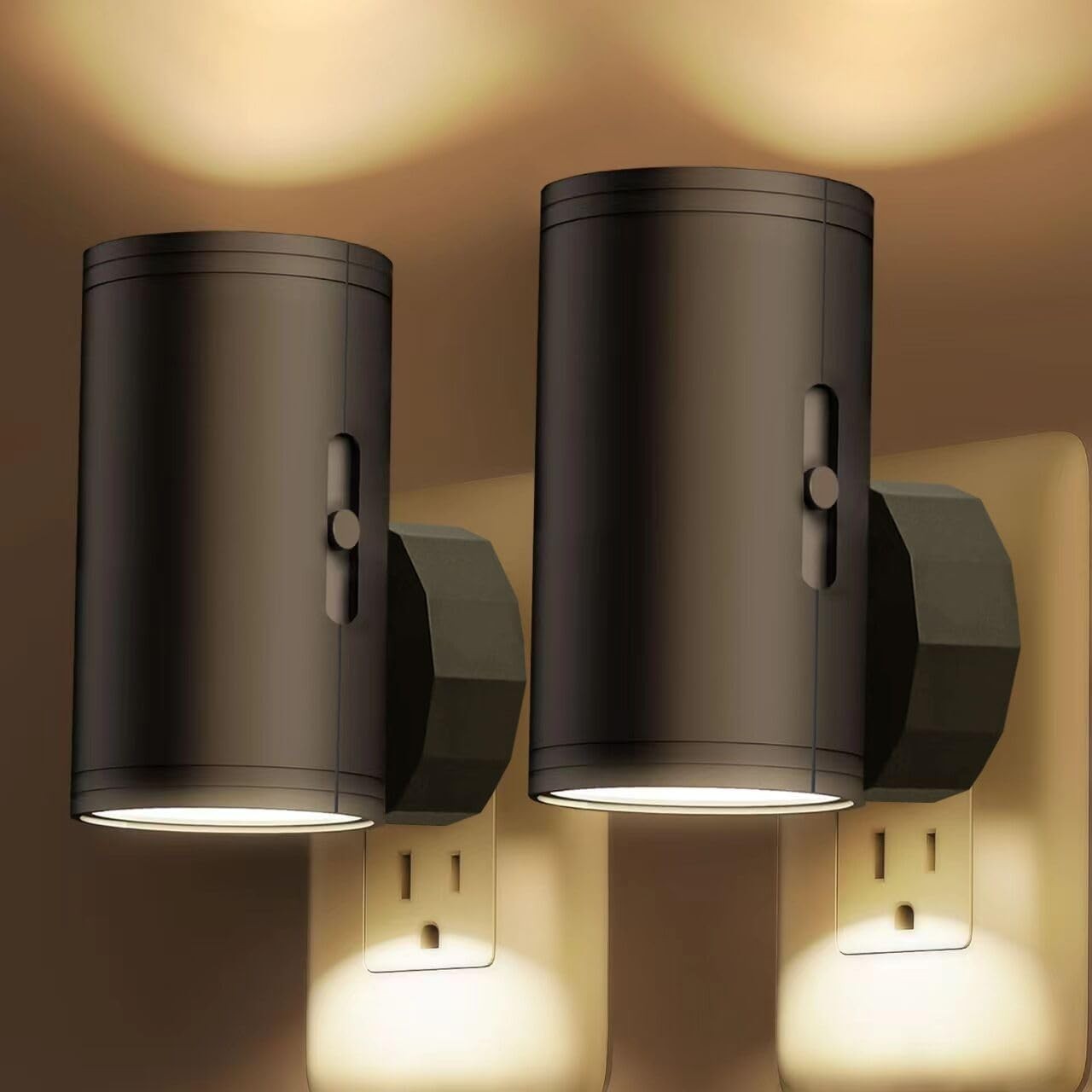 Night Lights Plug into Wall, Dimmable Night Light Plug in, Modern Night Light...