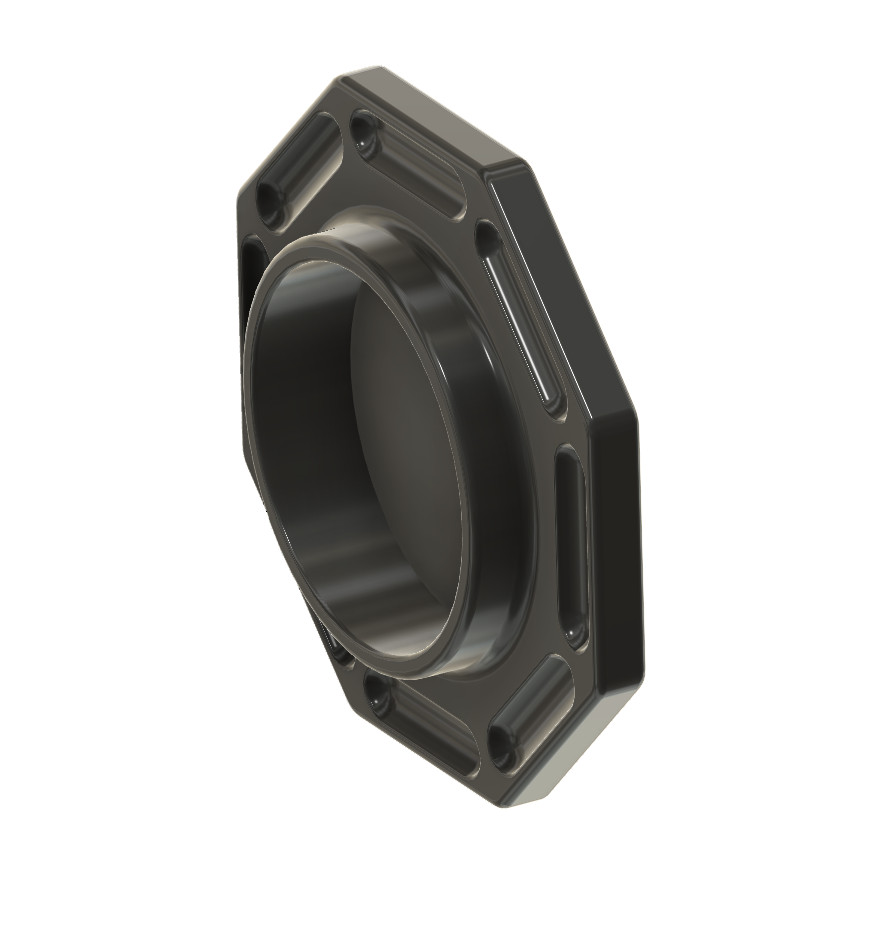 at4 M136 demilled front muzzle only Black non painted 3d printed prop
